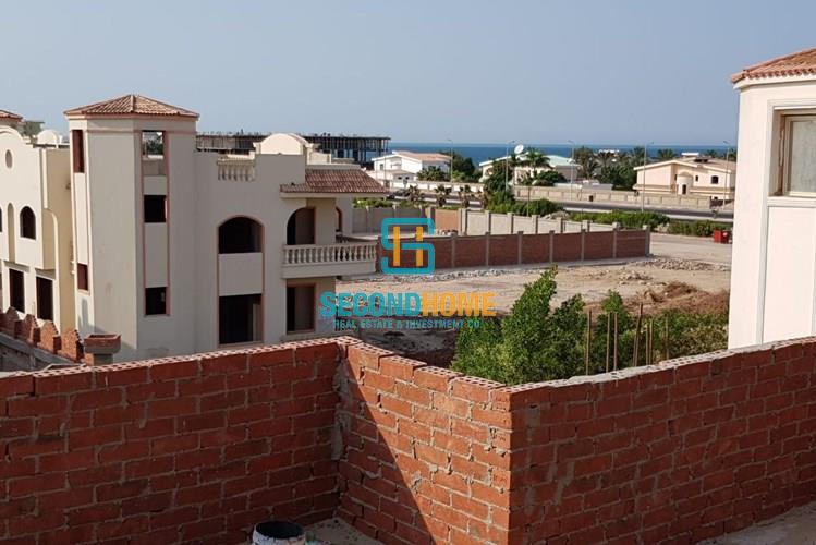 Half villa for sale, Mubarak 7, with Sea View
